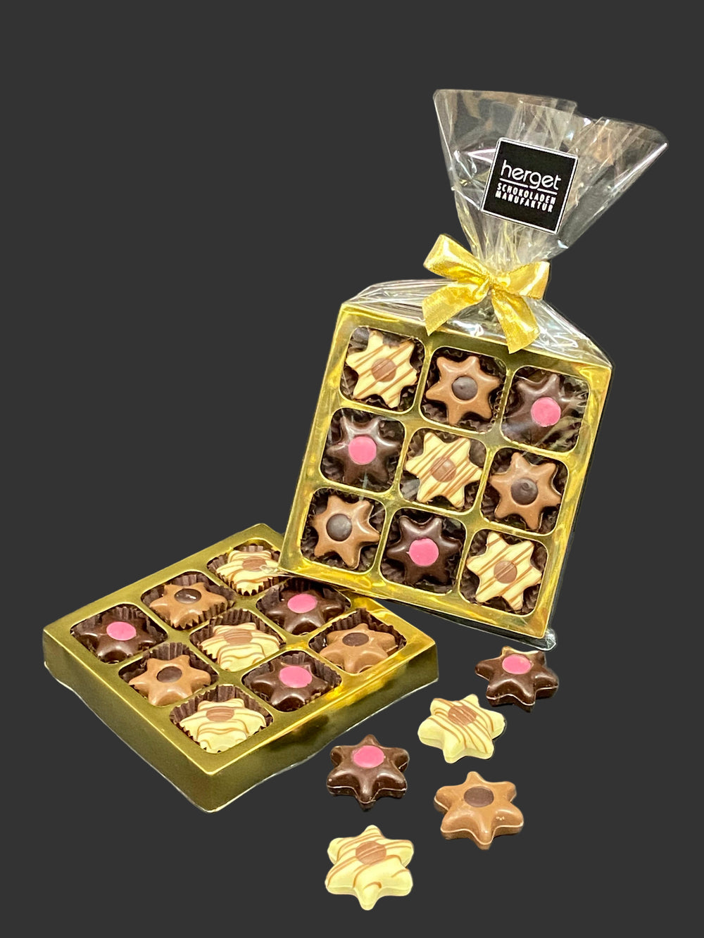 Sternepackung-Präsent-9 Stück-handgemacht