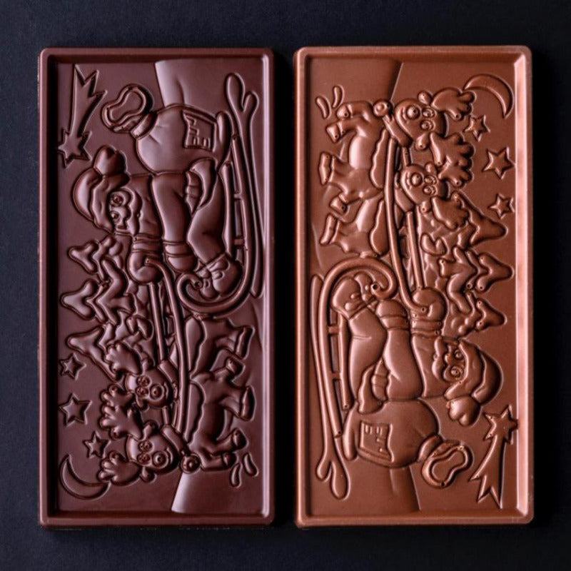 Weihnachten Tafel massiv VM u ZB unverpackt handgemacht – Schokolade von Herget Schokoladenmanufaktur
